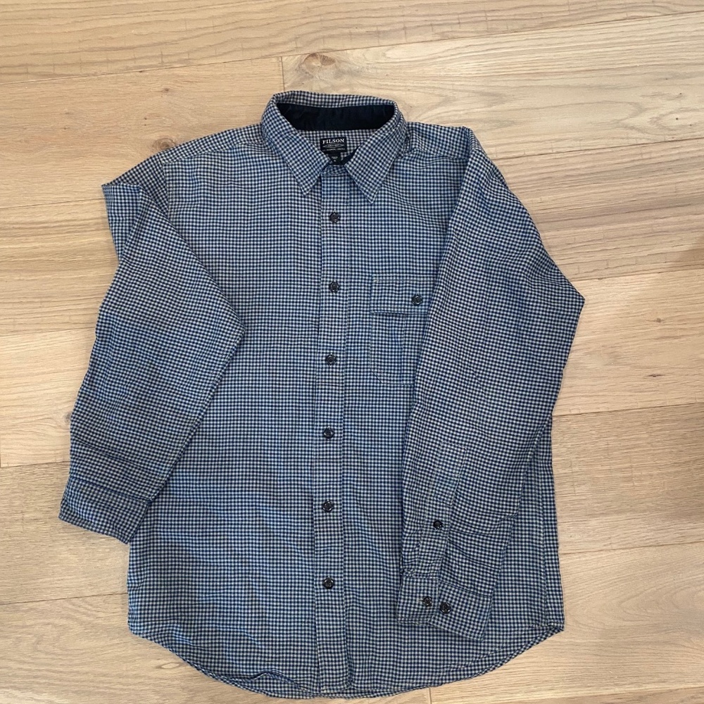 Filson Plaid Button Down Shirt - Mens M